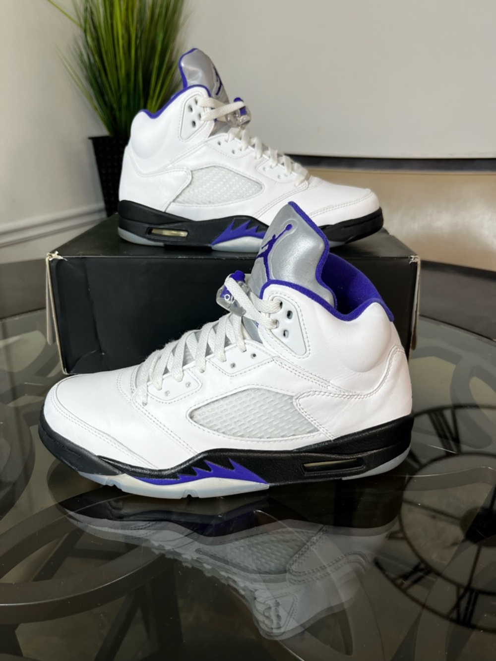 Nike Air Jordan 5 Retro Dark Concord 2022  Men's Sz 9 W Box